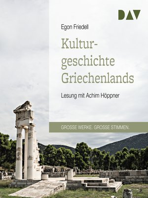 cover image of Kulturgeschichte Griechenlands